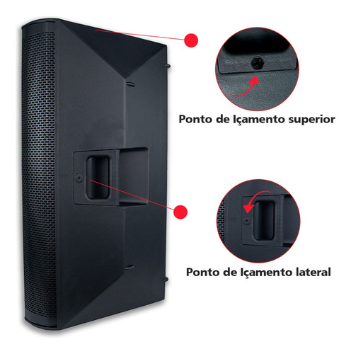 Caixa Ativa K-áudio Tp12a Com Processador De Áudio Analógico