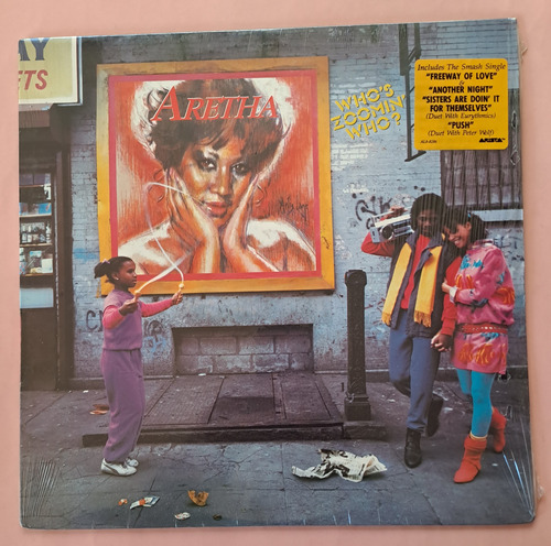 Vinilo- Aretha Franklin, Who's Zoomin' (85, Sellado)- Mundop