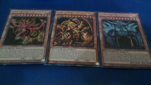 Yugioh Dioses Slifer Obelisco Ra Envio Gratis