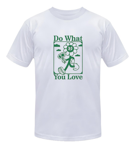 Playera Estampado Good Vibes Flor Cantante Manga/corta 246