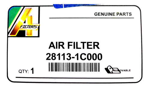 Filtro Aire Motor Dodge Brisa Getz 1.3 1.6 Tienda  06 - 2012
