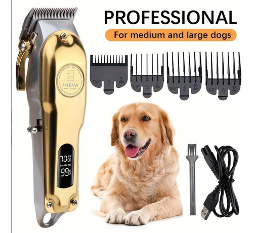 Kit De Aseo Para Mascotas Recargable Con Carga Usb, Bajo Niv