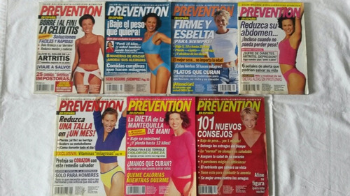 Lote De 07  Revistas Prevention En Español