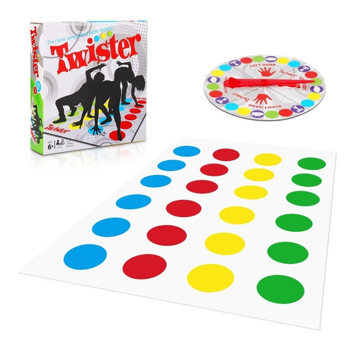 Twister Clásico Juego De Piso Interacción Familiar Partido