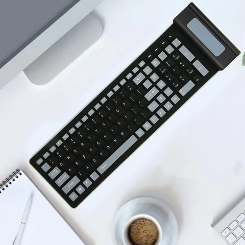 Teclado de silicona inalambrico hotsell