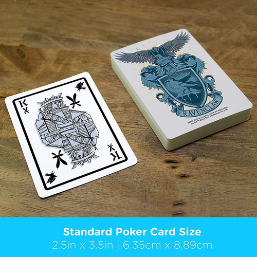 Cartas Naipes Inglés Ravenclaw Harry Potter 2 Pack- Carioca