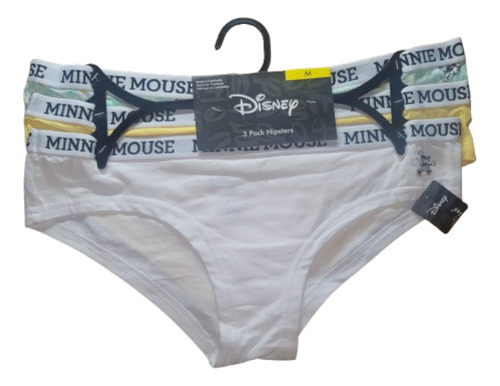 Pack 3 Calzones Hipster Disney Mickey Mouse Para Mujer