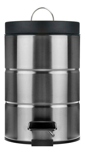 Tacho Cesto Basura 12 Litros Pedal Acero Inoxidable Aston
