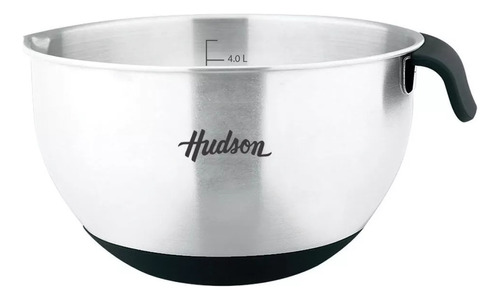 Bowl Acero Inoxidable Base Antideslizante 24 Cm Hudson