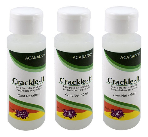 Craquelador Crackle-it 60ml (3 Piezas)