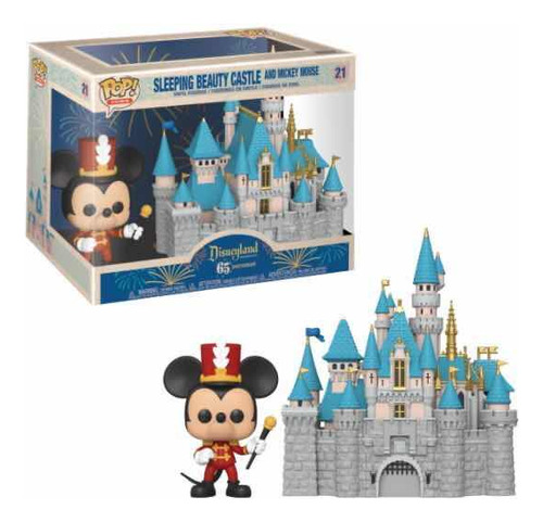 Funko Pop Sleeping Beauty Castle And Mickey Mouse Nuevo