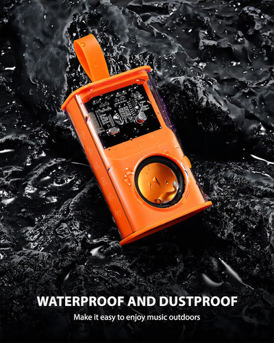 Alto-falante Bluetooth portátil Jamelo, mini fios transparentes 110v