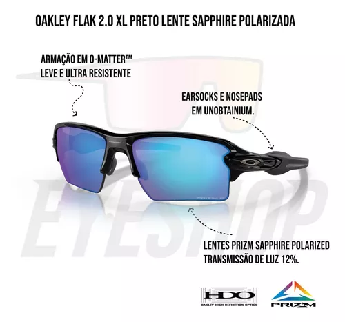 Flak 2.0 Preto Lentes Prizm, Ofertas do dia