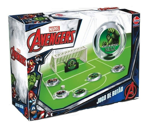 Jogo De Botão Avengers - Marvel