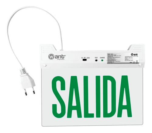 2 Señaléticas De Emergencia Salida 247x216mm