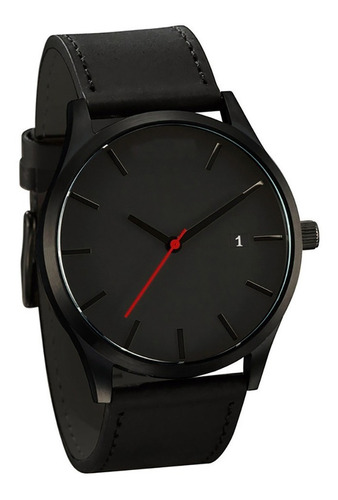 Reloj Casual Y Elegante Color Negro Para Hombre