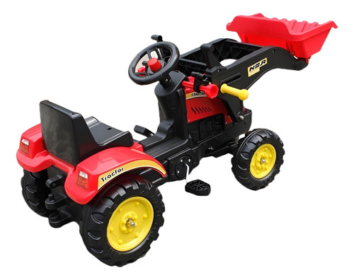 Go Kart Retroexcavadora Roja - Kidscool