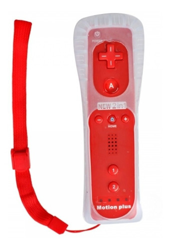 Control Remote Plus Para Wii Y Wii U Color Rojo