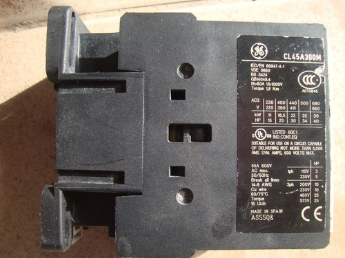 Contactor General Electric Cl 45a 300m 55amp (Usado)