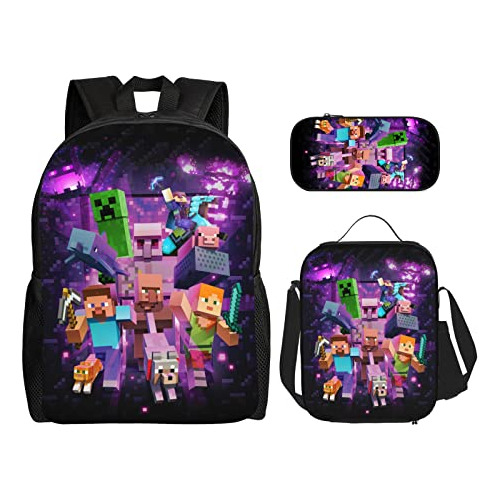 Mochila Para Niños Exuatzs Para La Escuela,game 24pms