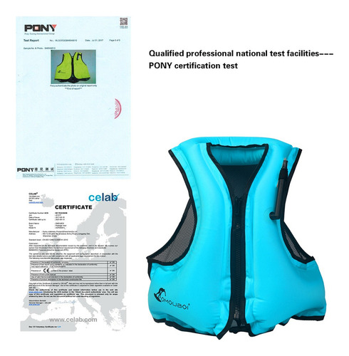 Chaleco De Natación Inflable Para Adultos, Chaleco Salvavida