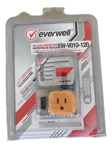 Protector De Voltaje Everwell Aires Acondic Y Refrigera 120v