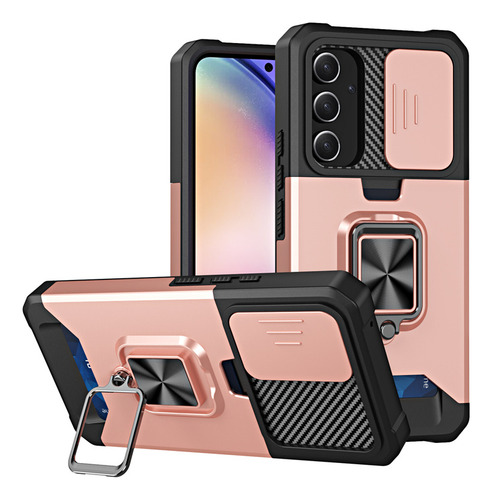 / /funda Armor Para Samsung Galaxy A16 A26 A36 A56 5g A06 A15 A25 A35 A55 A14 A34 A54 Con Lente Deslizante Protectora C