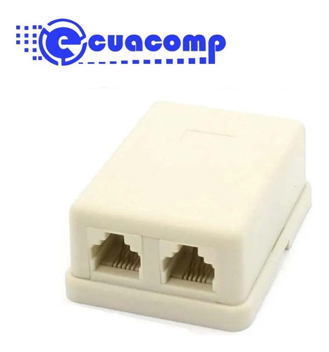 Splitter Adsl Para Línea Telefónica E Internet 2 Puertos