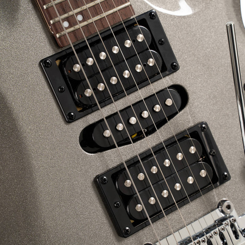 Guitarra Electrica Cort X200 Sv Serie X Plata Brillante
