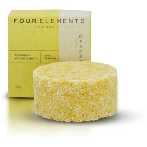 Shampoo Solido 2 Em 1 Alchi F.o.u.r. Elements