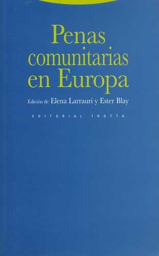 Libro Penas Comunitarias En Europa