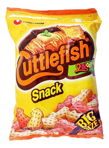 Snack Sabor Calamar Y Camarón Picante Salado Origen Oriental