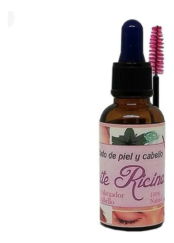 Pack 4 Aceite Ricino De Pestañas Cabello Crecimiento 30ml 