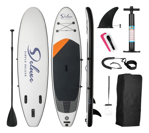 Tabla Inflable De Stand Up Paddle Simple Deluxe Premium Sup 