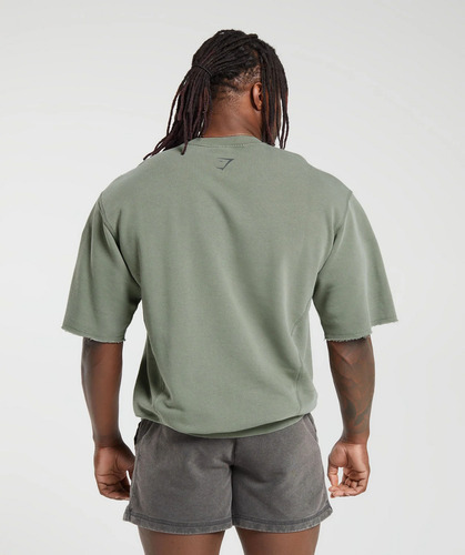 Gymshark Heritage Washedshortsleeve Crew Sudadera