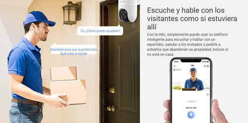 Cámara 360º Wifi Ezviz H8c Con Seguimiento