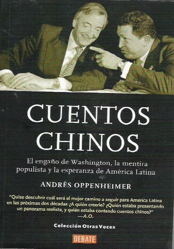 Libro, Cuentos Chinos De Andrés Oppenheimer.