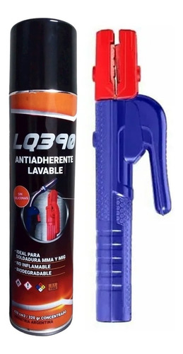 Aerosol Antiadherente Soldadura Mig Mma + Porta Electrodo