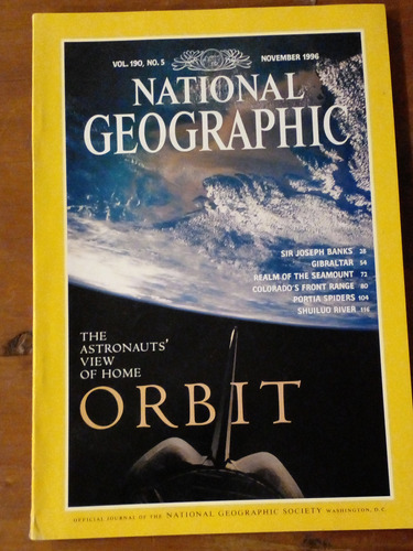 Revista National.geographic Vol.190 N 5 November 1996