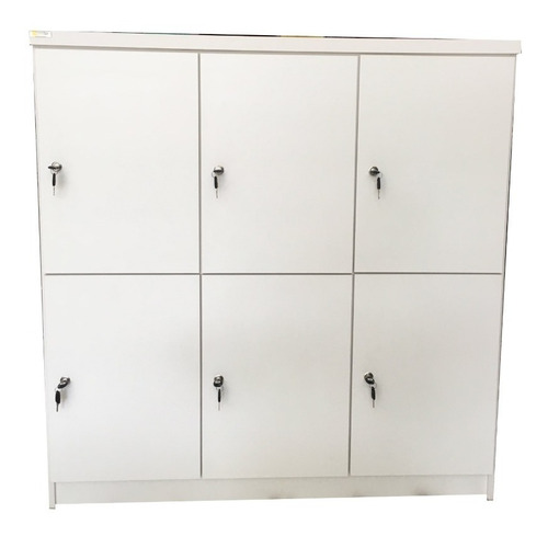 Guarda Volume Locker Em Madeira 6 Portas Mdf 15 Mm