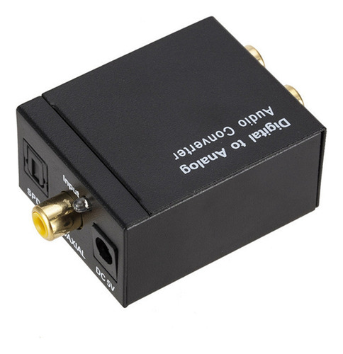 Decodificador De Áudio Digital Jack De 3,5 Mm De Fibra Óptic