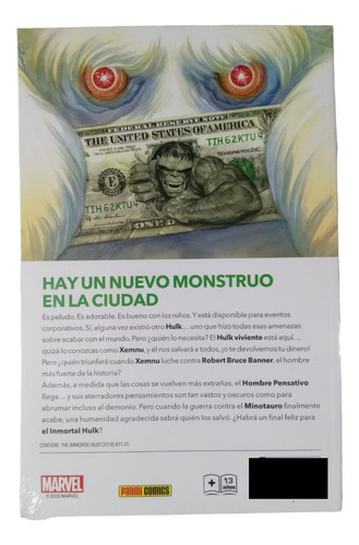 El Inmortal Hulk. Hulk Es Hulk Vol 7., Marvel. Panini Cómics