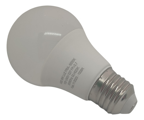 Lâmpada Led Bulbo A60 9w 6500k E27 Bivolt 1008r Galaxy Led