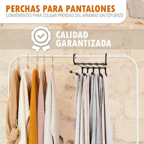 Percha Plegable De Acero Inoxidable Para Colgar Pantalones