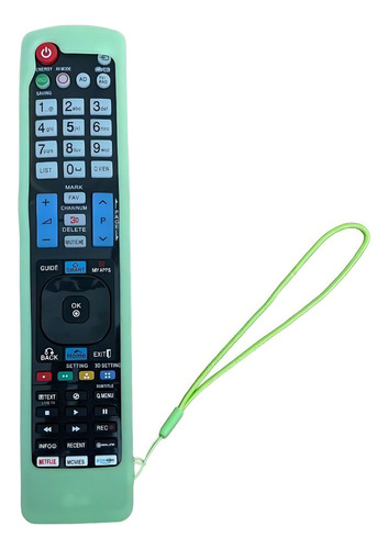 Funda Para Control LG Akb73756565 Akb73615306 Verde