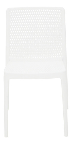 Cadeira de jantar Tramontina Isabelle, estrutura de cor  branco, 1 unidade