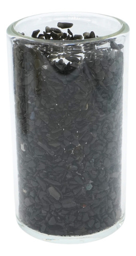Vaso Doble Pared Con Piedras Mágicas Esotérico Místico Hkt Obsidiana