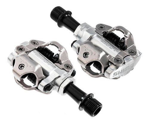 Pedal Shimano Pd-m540 Mtb C/ Taquinho Prata - Original