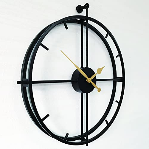 Double Layer Modern Art Big Clock 3d Decorative Large M...