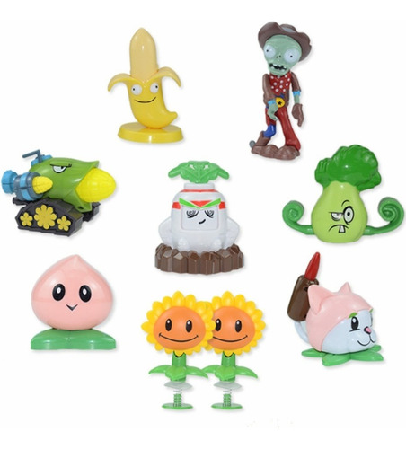 Juego Plantas Vs Zombies Colección Muñecos Juegos Infantil